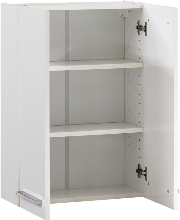 Dulap suspendat de baie Quickset alb cu 2 usi, 50 cm - LunaHome.ro