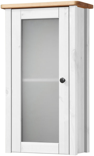 Dulap suspendat de baie Sylt din lemn de pin alb 40 cm