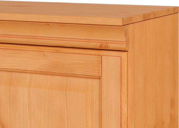 Dulap suspendat de bucatarie Ruegen din lemn de pin natur 80 cm - LunaHome.ro