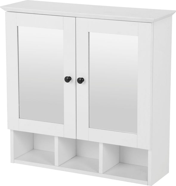 Dulap suspendat pentru baie Aalborg cu oglinda, 63 cm lățime - LunaHome.ro
