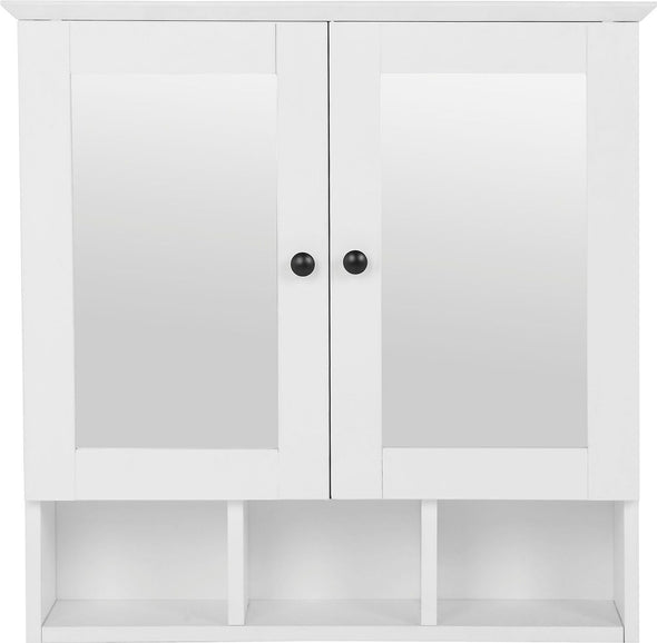 Dulap suspendat pentru baie Aalborg cu oglinda, 63 cm lățime - LunaHome.ro