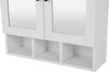 Dulap suspendat pentru baie Aalborg cu oglinda, 63 cm lățime - LunaHome.ro