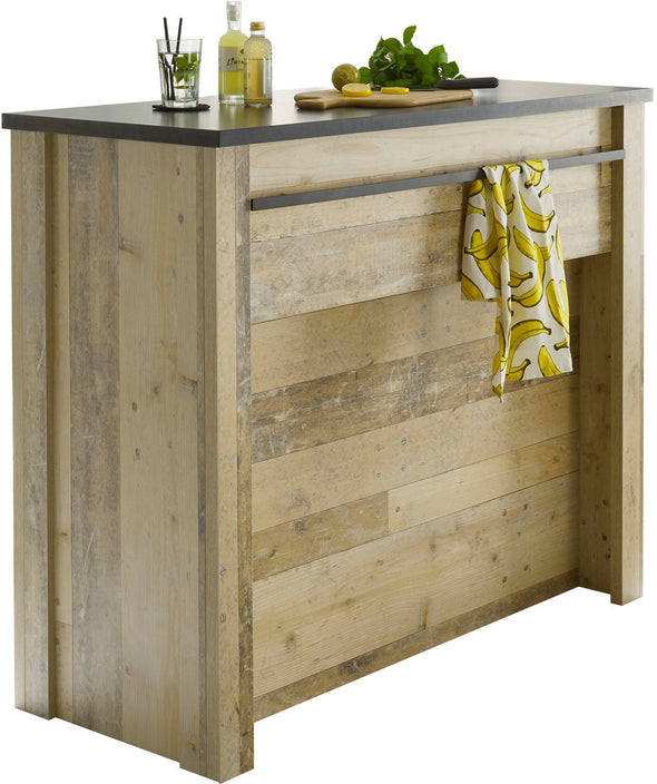 Dulap tip insula Sherwood cu suport pentru prosoape, 130x52 cm - LunaHome.ro