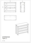 Dulap tip insula Sherwood cu suport pentru prosoape, 130x52 cm - LunaHome.ro