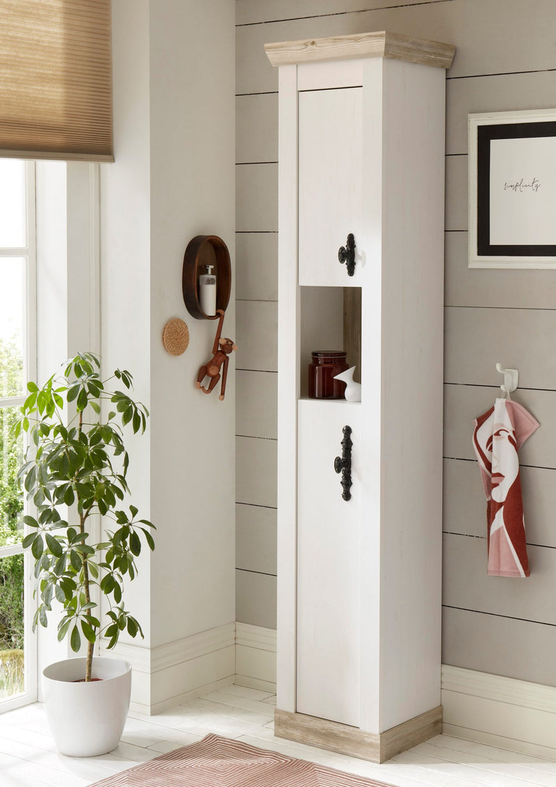 Dulap tip soldat inalt »Florence« cu aspect romantic, lățime 42 cm - LunaHome.ro