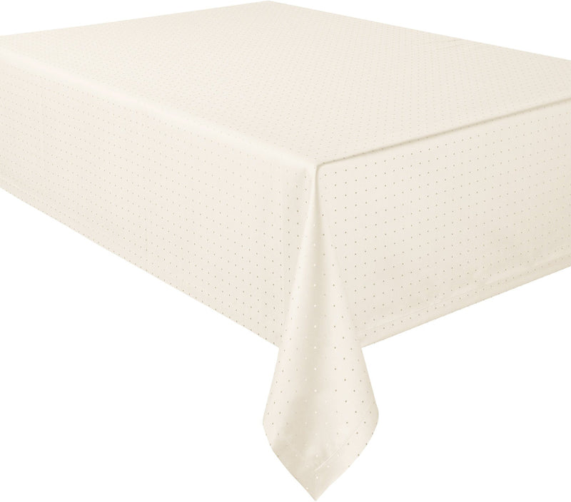 Față de masă Petito din damasc mercerizat crem 110x160 cm - LunaHome.ro