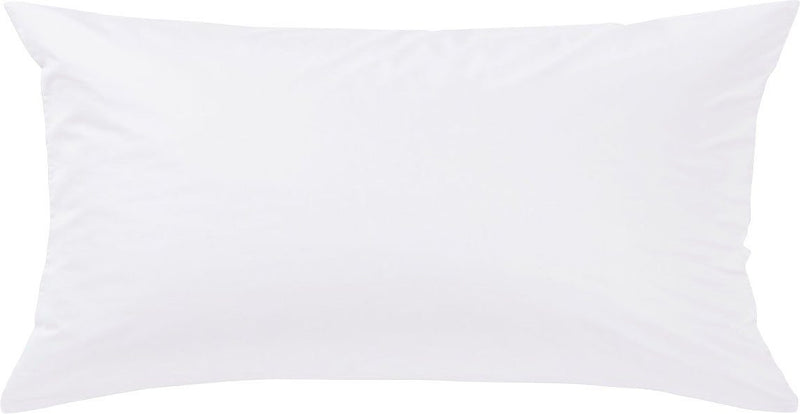 Față de pernă 100% bumbac alb, satin mako 80x40 cm - LunaHome.ro