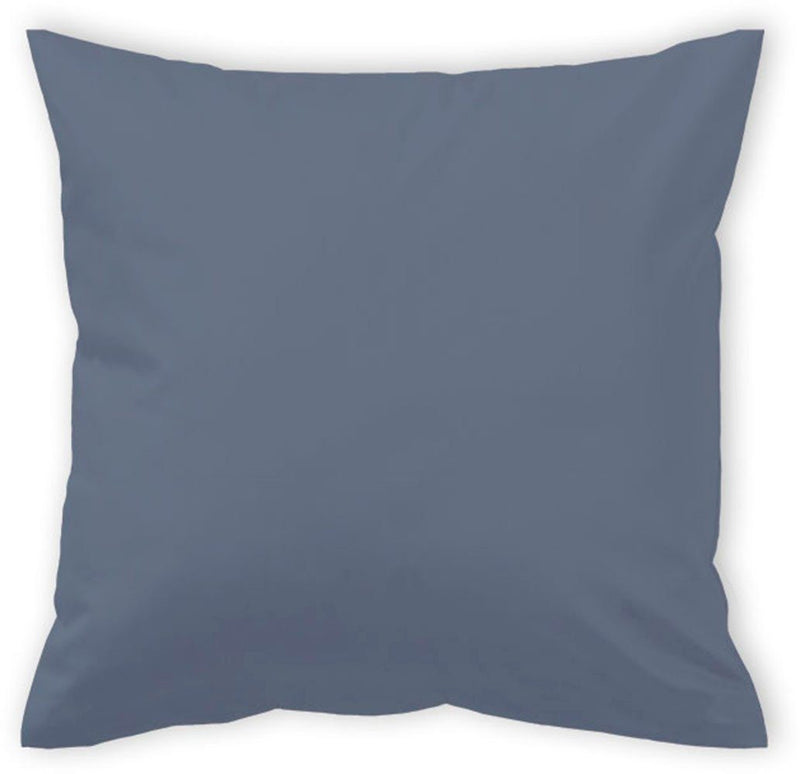 Față de pernă 100% bumbac albastru denim, satin mako 40x40 cm - LunaHome.ro