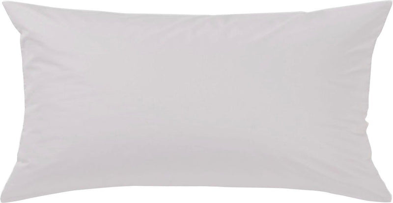Față de pernă 100% bumbac argintiu, satin mako 80x40 cm - LunaHome.ro