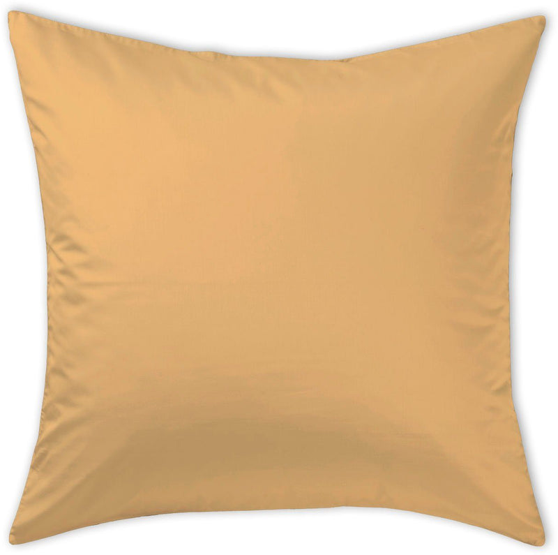 Față de pernă 100% bumbac auriu, satin mako 80x80 cm - LunaHome.ro