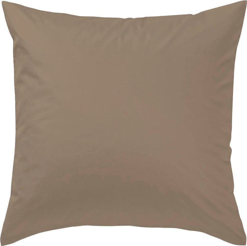 Față de pernă 100% bumbac maro nugat, satin mako 40x40 cm - LunaHome.ro