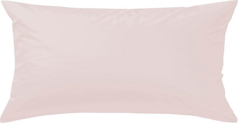 Față de pernă 100% bumbac roz trandafir, satin mako 80x40 cm - LunaHome.ro