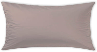 Față de pernă 100% bumbac taupe, satin mako 80x40 cm