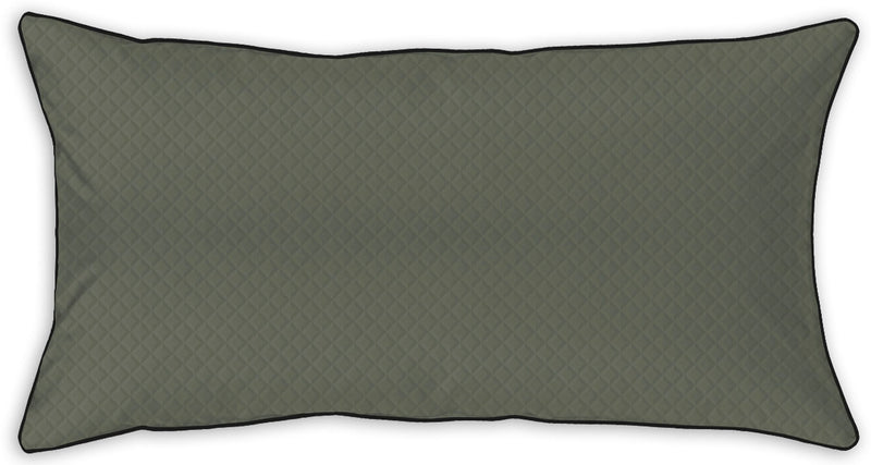 Față de pernă Arezzo din bumbac brocart 100% verde oliv 80x40 cm - LunaHome.ro