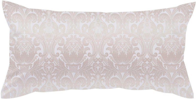 Față de pernă Florence 100% bumbac brocart satinat bej 40x80 cm - LunaHome.ro