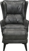 Fotoliu Edward din microvelur antracit elegant - LunaHome.ro