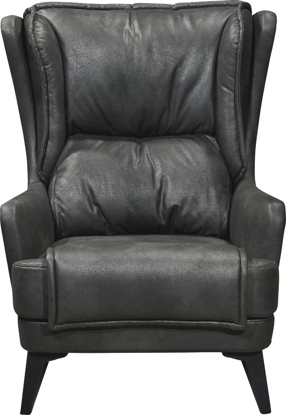 Fotoliu Edward din microvelur antracit elegant - LunaHome.ro