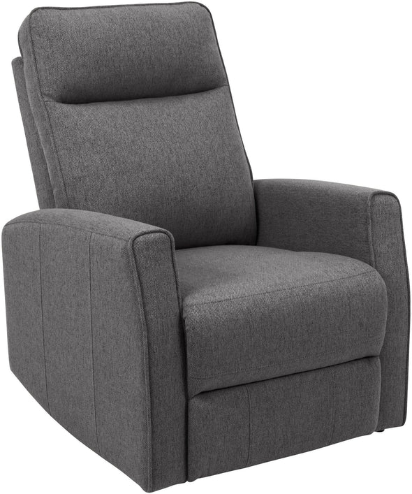 Fotoliu de relaxare Kayli rotativ, cu functie de recliner gri