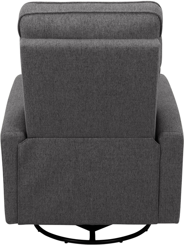 Fotoliu de relaxare Kayli rotativ, cu functie de recliner gri