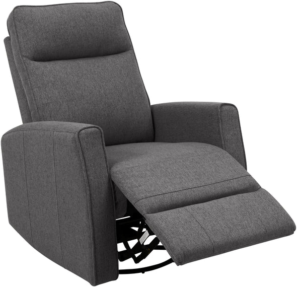 Fotoliu de relaxare Kayli rotativ, cu functie de recliner gri