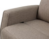 Fotoliu de relaxare Kayli rotativ, cu functie de recliner maro - LunaHome.ro
