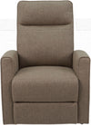 Fotoliu de relaxare Kayli rotativ, cu functie de recliner maro - LunaHome.ro