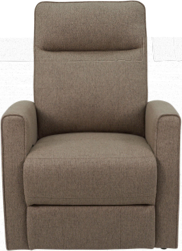 Fotoliu de relaxare Kayli rotativ, cu functie de recliner maro - LunaHome.ro