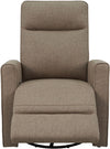 Fotoliu de relaxare Kayli rotativ, cu functie de recliner maro - LunaHome.ro