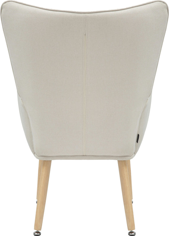 Fotoliu de relaxare Keady cu tapiterie crem deschis - LunaHome.ro