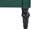 Fotoliu elegant Ranna verde cu picioare negre - LunaHome.ro