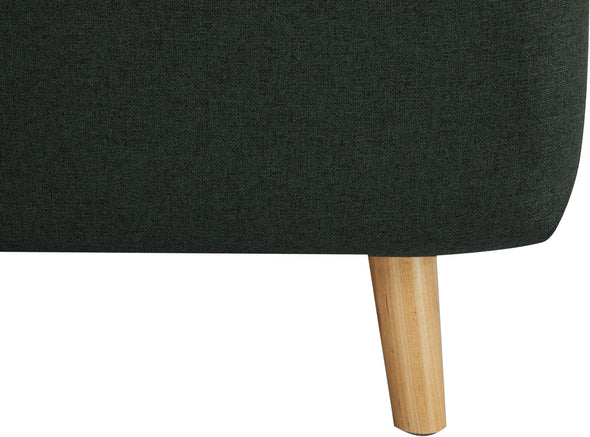 Fotoliu extensibil Ainsley cu tapiterie verde inchis