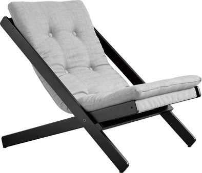 Fotoliu pliabil Boogie Karup Design cu saltea futon gri - LunaHome.ro