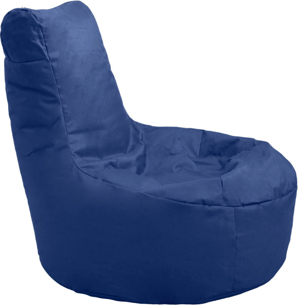 Fotoliu pouf Chilly albastru regal 76x78x80 cm