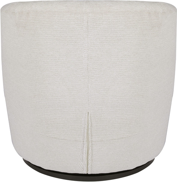 Fotoliu rotativ de relaxare Frazee cu design compact crem