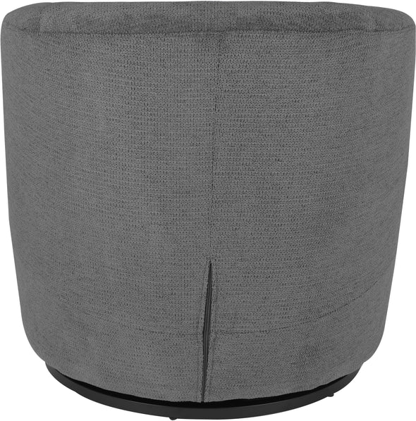 Fotoliu rotativ de relaxare Frazee cu design compact gri - LunaHome.ro