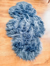 Set 3 blanite sintetice »Valeria« pentru dormitor in forma de nor teal - LunaHome.ro