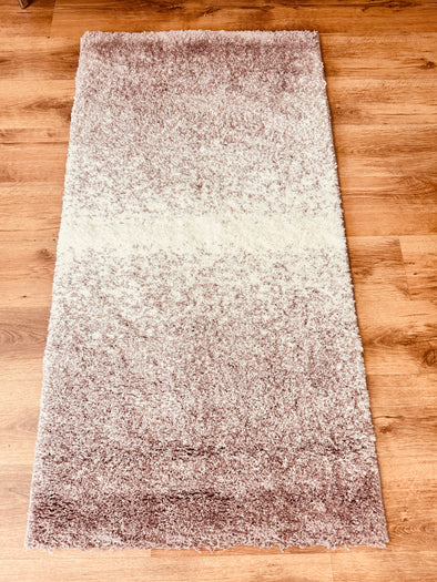 Covor pufos shaggy Fantasy roz in degradee 80x150 cm - LunaHome.ro