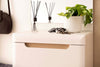 Garderoba Torge cu design scandinav alba 107 cm latime - LunaHome.ro