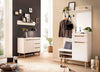Garderoba Torge cu design scandinav alba 107 cm latime - LunaHome.ro