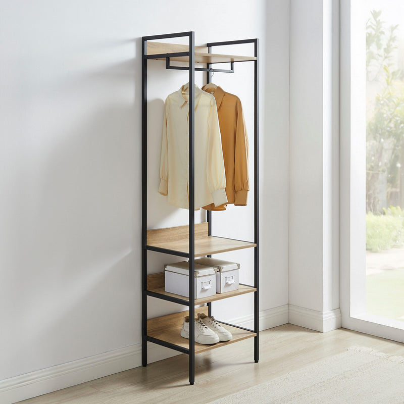 Garderoba moderna deschisa Tayler cu suport de umerase 52 cm - LunaHome.ro