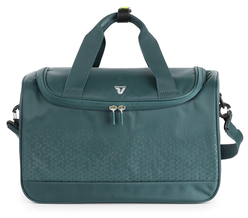Geanta bagaj de cabina Roncato Crosslite verde - LunaHome.ro