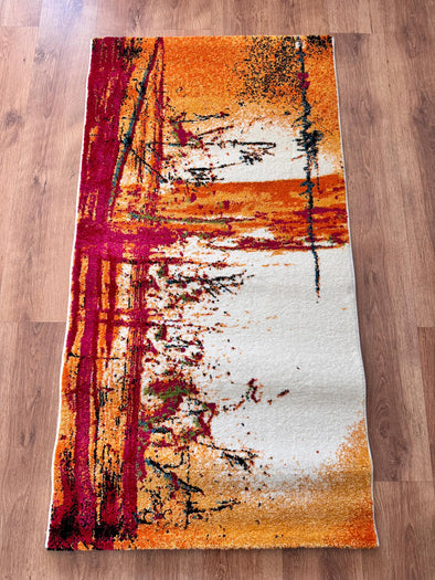 Covor modern „Sunset abstract” multicolor 80x150 cm