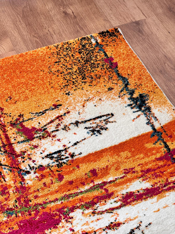 Covor modern „Sunset abstract” multicolor 80x150 cm