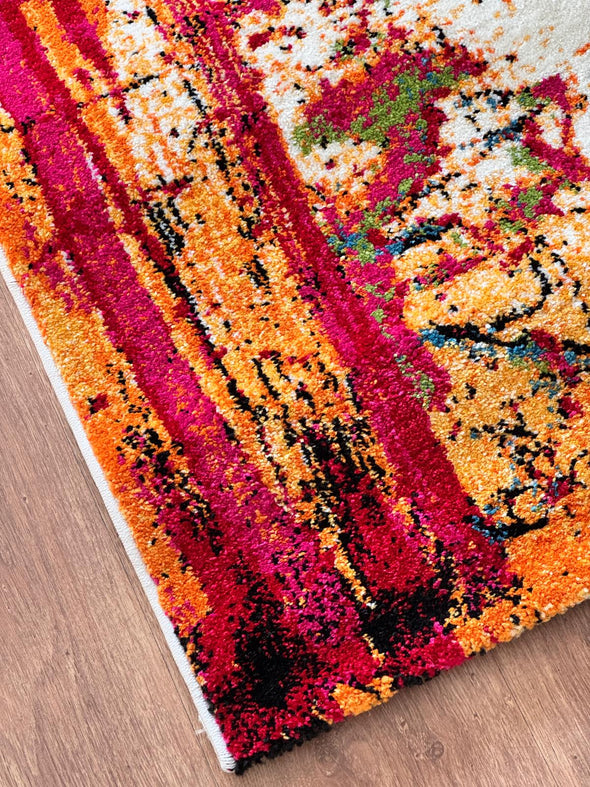 Covor modern „Sunset abstract” multicolor 80x150 cm