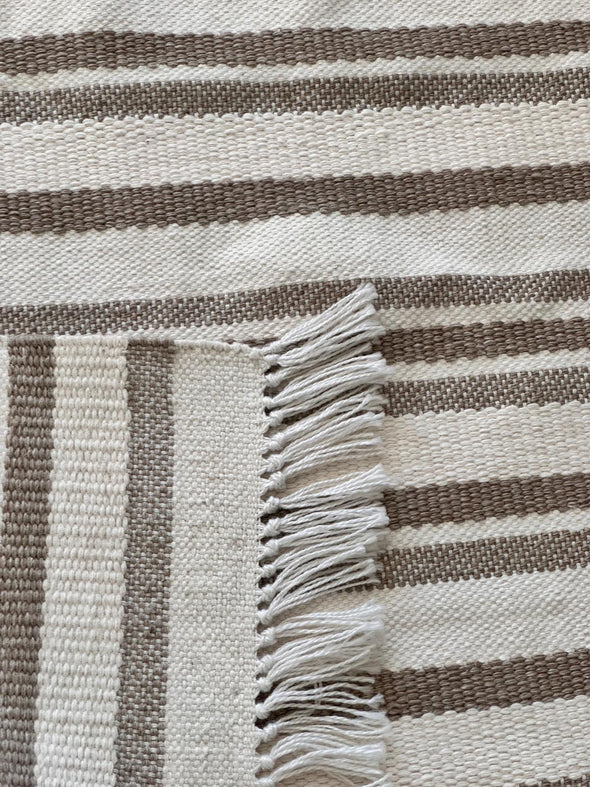 Covor cu model scandinav Birna bej cu alb 120x180 cm