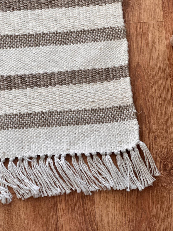 Covor cu model scandinav Birna bej cu alb 120x180 cm