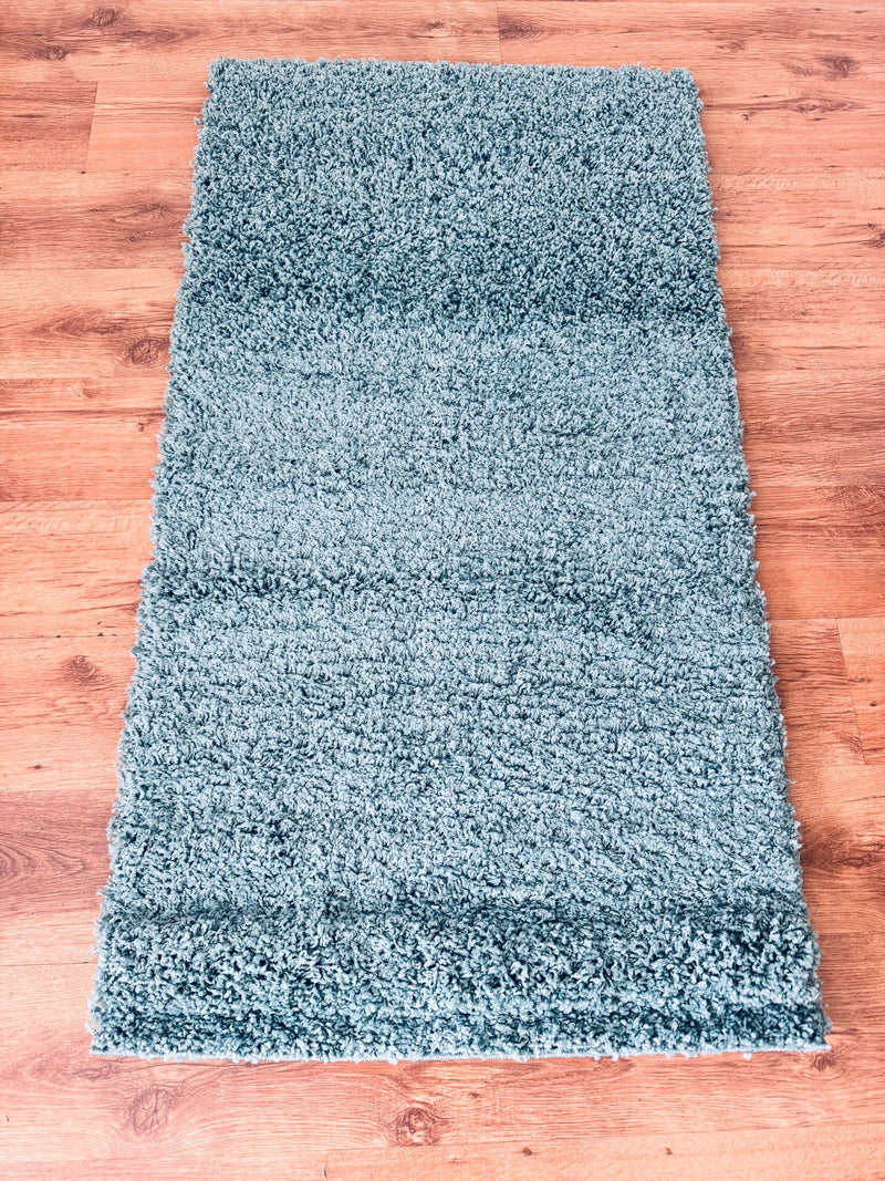 Covor cu fir lung pufos Shaggy Viva albastru 80x150 cm - LunaHome.ro