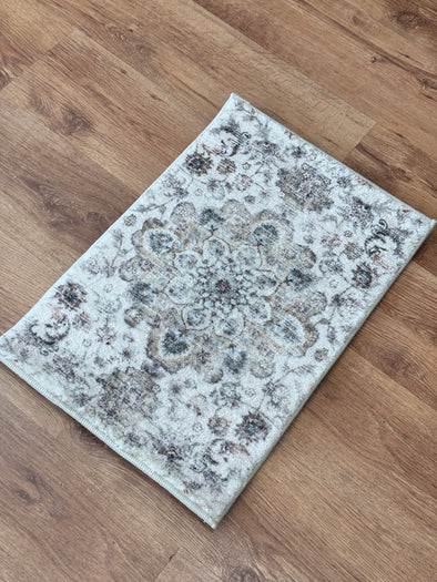 Covor Omar multicolor cu aspect oriental 41x61 cm - LunaHome.ro