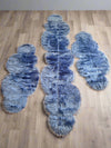Set 3 blanite sintetice »Valeria« pentru dormitor in forma de nor teal - LunaHome.ro