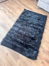 Covor de blana eco »Valeria« foarte moale si pufos, negru 90x160 cm - LunaHome.ro
